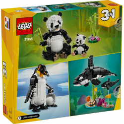 Klocki LEGO 31165 Dzikie zwierzęta - rodzina pand CREATOR